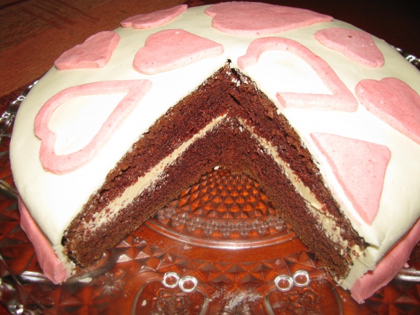 Valentínska torta Red Velvet (fotorecept) - obrázok 9
