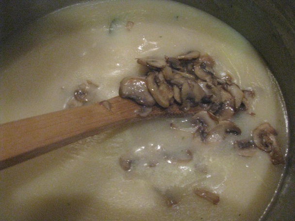 Šampiňónový krém (fotorecept) - obrázok 4