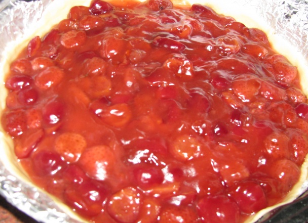 Jahodovo-čerešňový pie (fotorecept) - obrázok 4