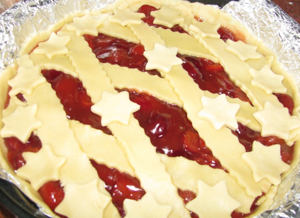 Jahodovo-čerešňový pie (fotorecept) - obrázok 5