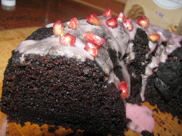 Malinové prekvapenie v čokoládovej bábovke...(fotorecept) - obrázok 7