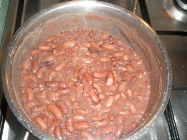 Mexická fazuľa - frijoles refritos - teda prepražená - obrázok 4