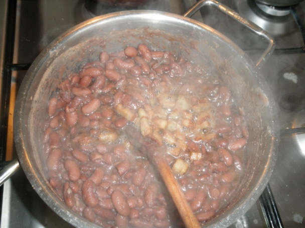 Mexická fazuľa - frijoles refritos - teda prepražená - obrázok 5