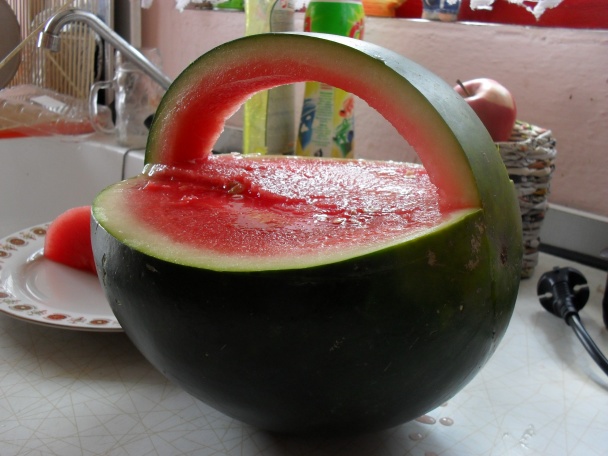 Ovocný košík z melóna - obrázok 2