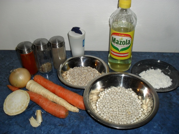 Fazuľová polievka s krúpami (fotorecept) - obrázok 1