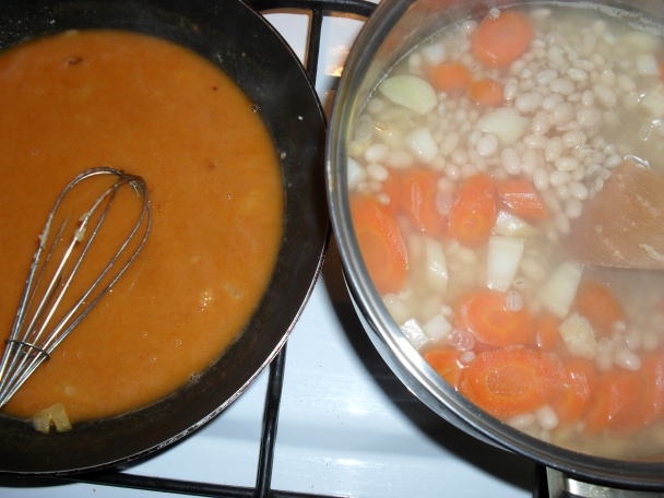 Fazuľová polievka s krúpami (fotorecept) - obrázok 4