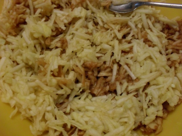 Jablkový koláč s posýpkou (fotorecept) - obrázok 3