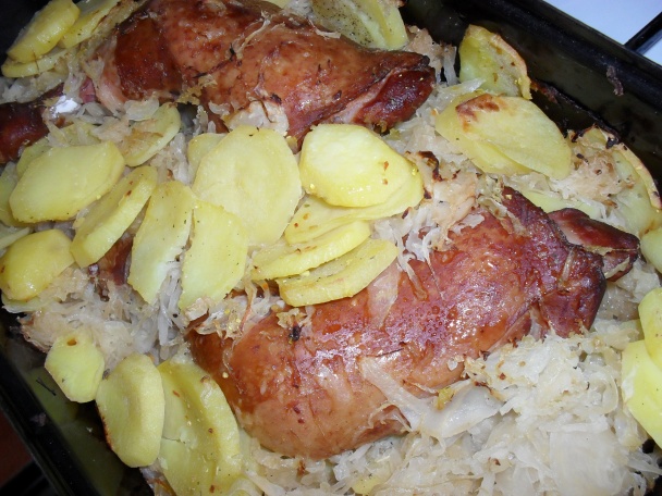 Zapečené údené stehná - obrázok 4