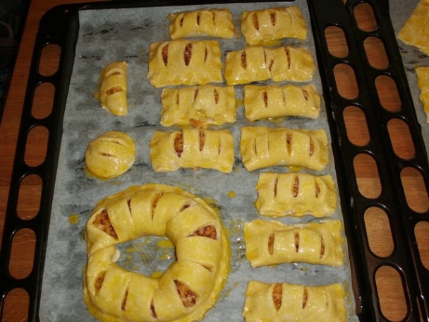 Jablkové koláčiky z tvarohového cesta (fotorecept) - obrázok 11