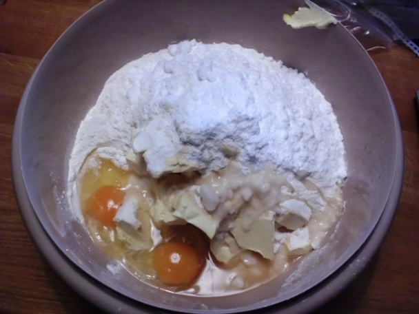 Jablkový krémový koláč  (fotorecept) - obrázok 1