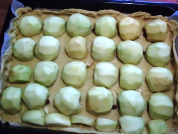 Jablkový krémový koláč  (fotorecept) - obrázok 6