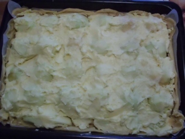 Jablkový krémový koláč  (fotorecept) - obrázok 8