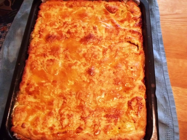 Jablkový krémový koláč  (fotorecept) - obrázok 12