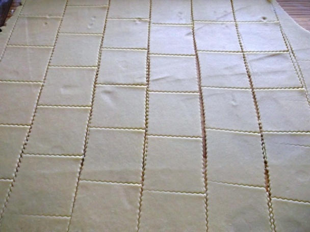 Tvarohovo-marhuľové kocky z domáceho lístkového cesta (fotorecept) - obrázok 17