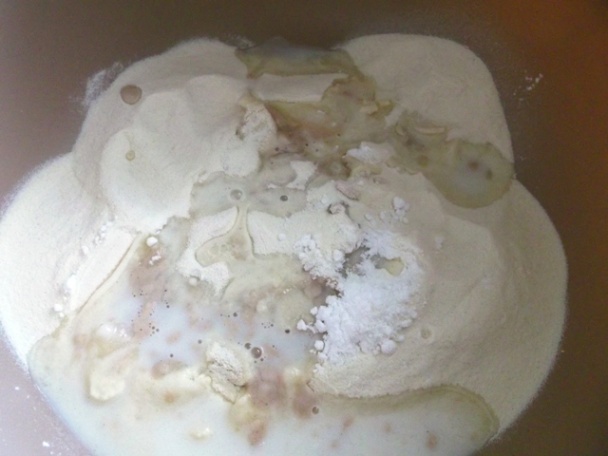 Orechová bábovka z kysnutého cesta (fotopostup) - obrázok 1