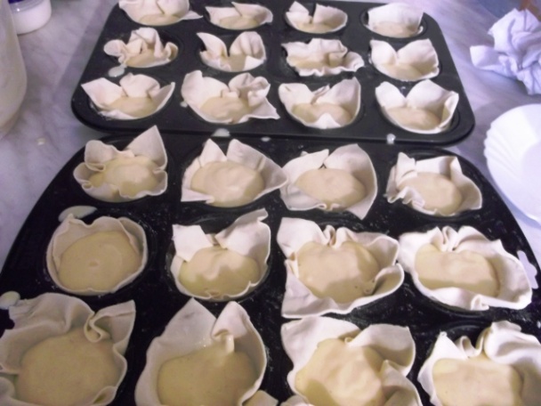 Jednoduché broskyňové košíčky (fotorecept) - obrázok 3