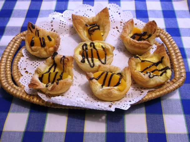 Jednoduché broskyňové košíčky (fotorecept) - obrázok 4