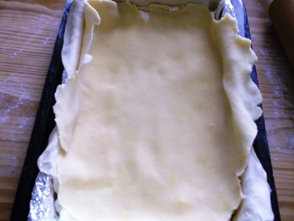 Veľkonočný vrstvený koláč z dvojakého cesta (fotorecept) - obrázok 6