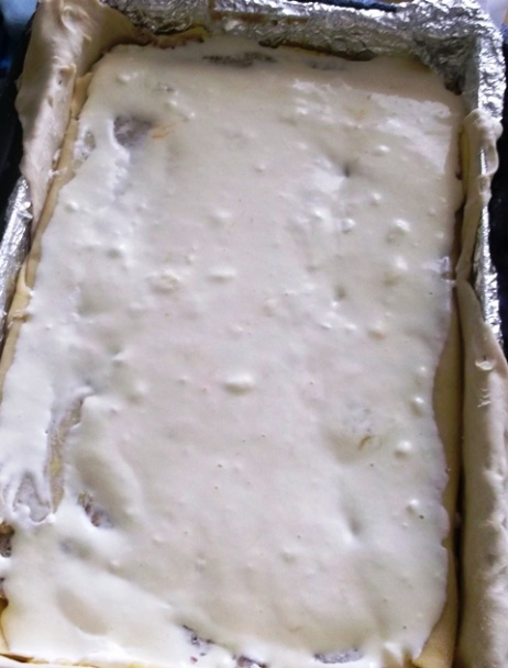 Veľkonočný vrstvený koláč z dvojakého cesta (fotorecept) - obrázok 9