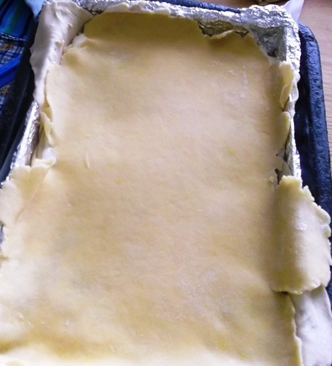 Veľkonočný vrstvený koláč z dvojakého cesta (fotorecept) - obrázok 10