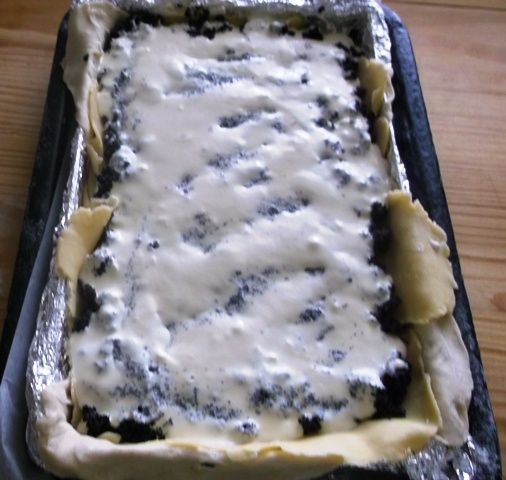 Veľkonočný vrstvený koláč z dvojakého cesta (fotorecept) - obrázok 12