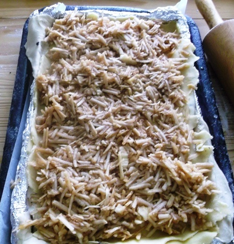 Veľkonočný vrstvený koláč z dvojakého cesta (fotorecept) - obrázok 13