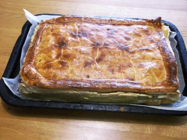 Veľkonočný vrstvený koláč z dvojakého cesta (fotorecept) - obrázok 15