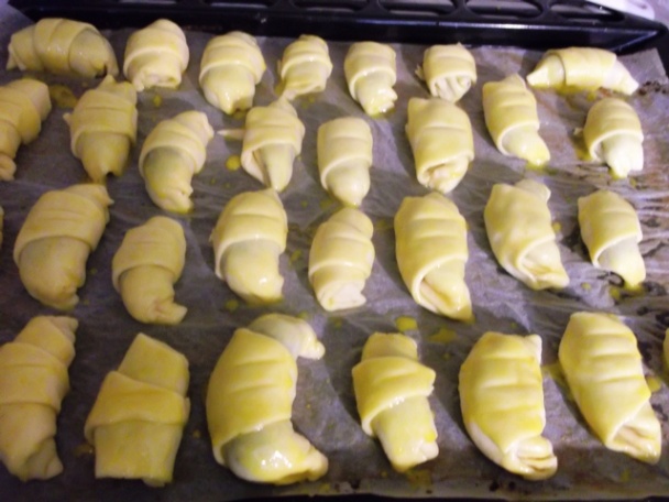 Plnené rožky bez kysnutia (fotorecept) - obrázok 8