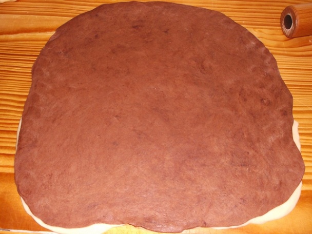 Plnené farebné špirálové rohlíčky na sladko (fotopostup) - obrázok 7