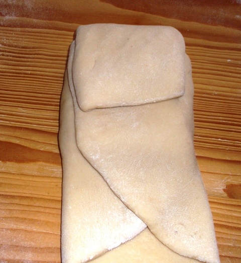 Orechové koláče z kysnutého lístkového cesta (fotorecept) - obrázok 7