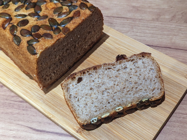 Špaldovo-ražný kváskový chlieb 1,2 kg - obrázok 5