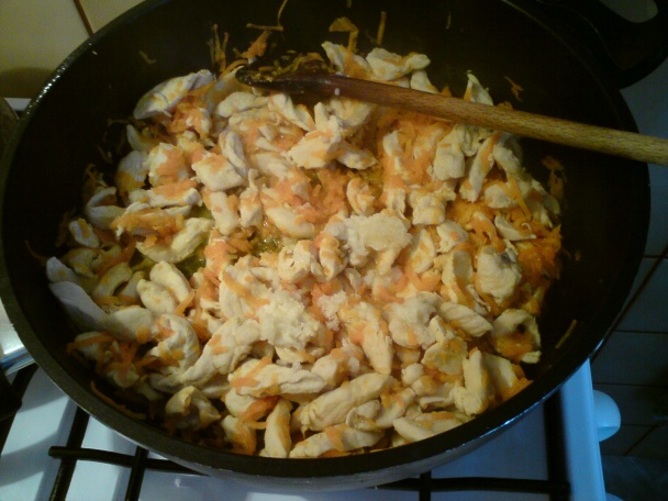 Kuracie rezančeky s mrkvou a fazuľou (fotorecept) - obrázok 3