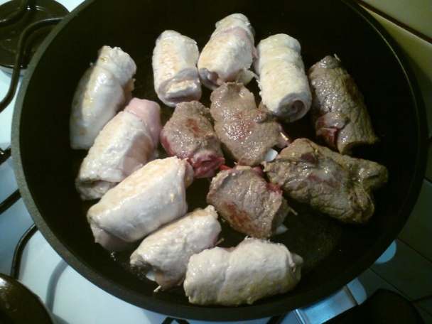 Kuracie španielske vtáčiky (fotorecept) - obrázok 4