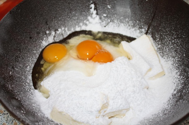 Kopčekový dezert s vanilkovým krémom (fotorecept) - obrázok 1