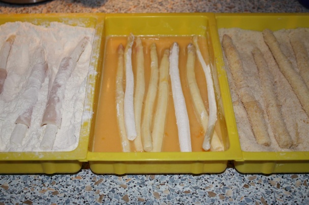 Vyprážaná špargľa so šunkou (fotorecept) - obrázok 2