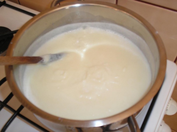 Krupicový dezert s ovocím (fotorecept) - obrázok 1