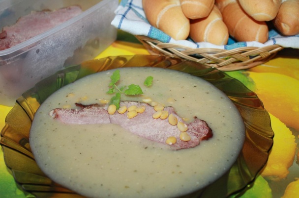 Hrachová kaša s údeným mäsom (fotorecept) - obrázok 6