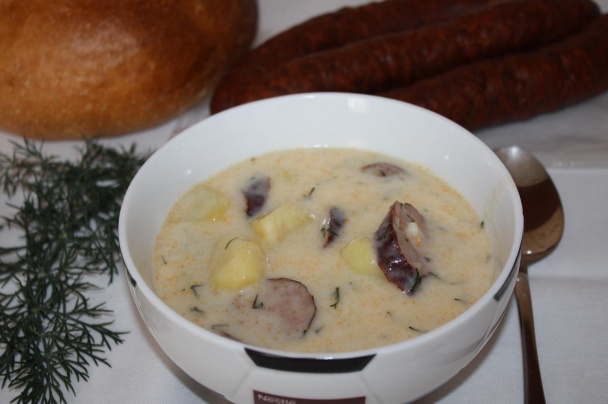 Klobásová omáčka s kôprom (fotorecept) - obrázok 5