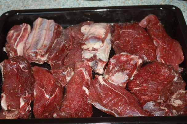 Diviak na kozákoch v čučoriedkovej omáčke (fotorecept) - obrázok 1