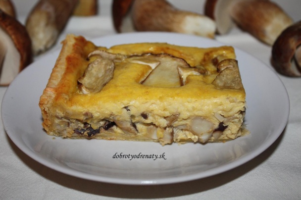 Hríbový koláč (fotorecept) - obrázok 11