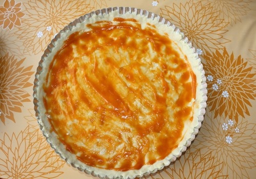 Tvarohový koláč s marhuľami (fotorecept) - obrázok 1