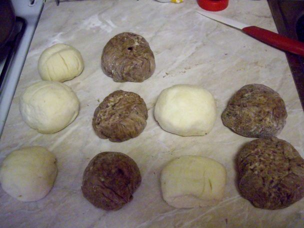 Dvojfarebné rožky (fotorecept) - obrázok 2