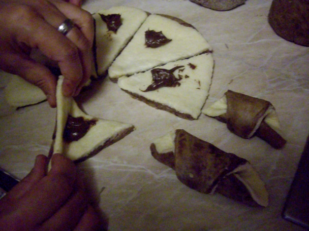 Dvojfarebné rožky (fotorecept) - obrázok 5