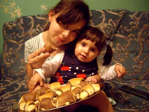 Dvojfarebné rožky (fotorecept) - obrázok 7