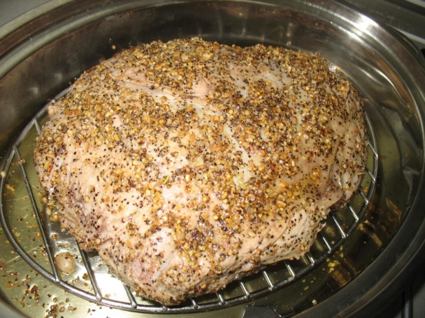 Teľací roastbeef so šípkovou omáčkou a plnenými pečenými zemiakmi (fotorecept) - obrázok 2