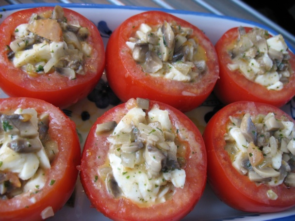 Plnené zapečené rajčiny (fotorecept) - obrázok 5