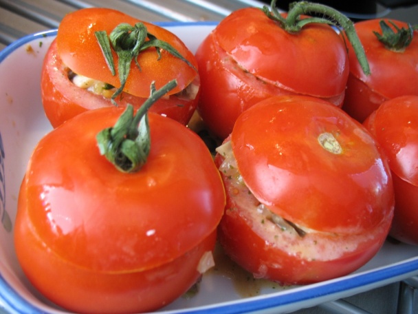Plnené zapečené rajčiny (fotorecept) - obrázok 6