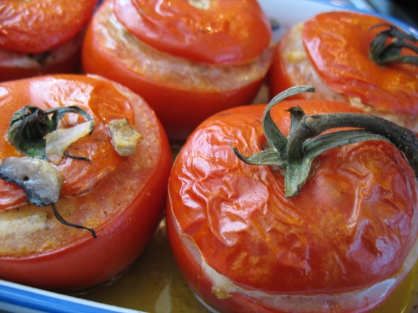 Plnené zapečené rajčiny (fotorecept) - obrázok 7