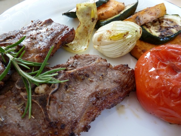 Grilované jahňacie kotlety so zeleninou - obrázok 5