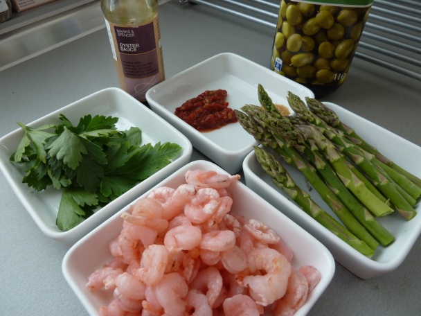 Sambal špargľa s krevetami (fotorecept) - obrázok 1